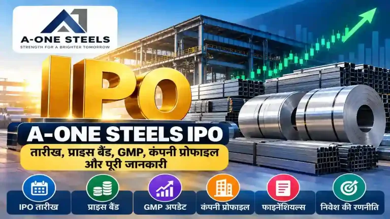 A-One Steels IPO GMP Today: Current Trackers में ₹38–₹50 Variation; ₹50 पर ₹455 Mathematical Implied Level