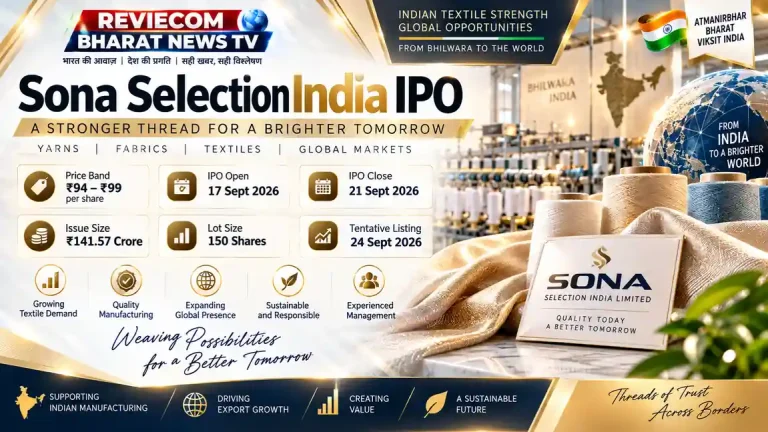 Sona Selection India IPO: ₹94–₹99 प्राइस बैंड, 150 शेयर लॉट, 17–21 सितंबर सब्सक्रिप्शन विंडो और 24 सितंबर लिस्टिंग